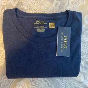 ***NEW***    A classic single stitch blue tee by Polo Ralph Lauren